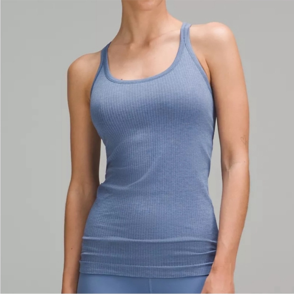 Lululemon Ebb to Street Tank Top Oasis Blue